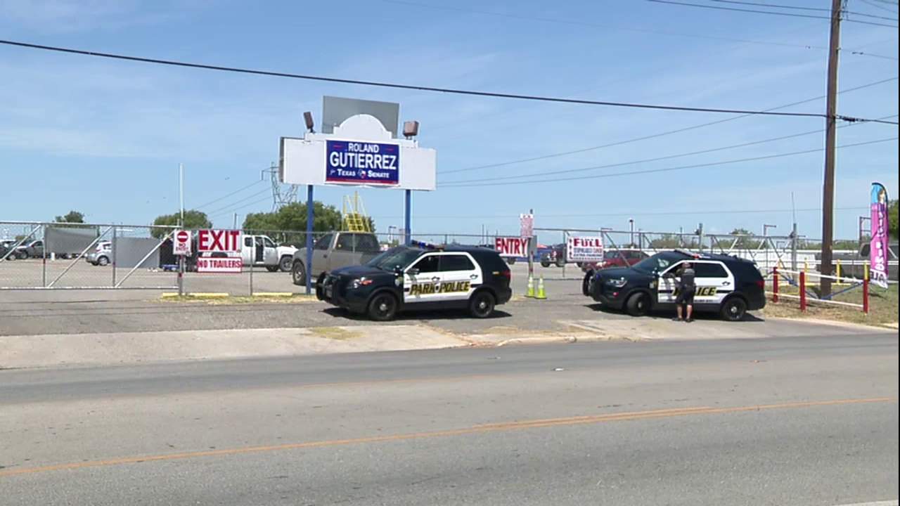 San Antonio police are on scene investigating at a South Side flea market.