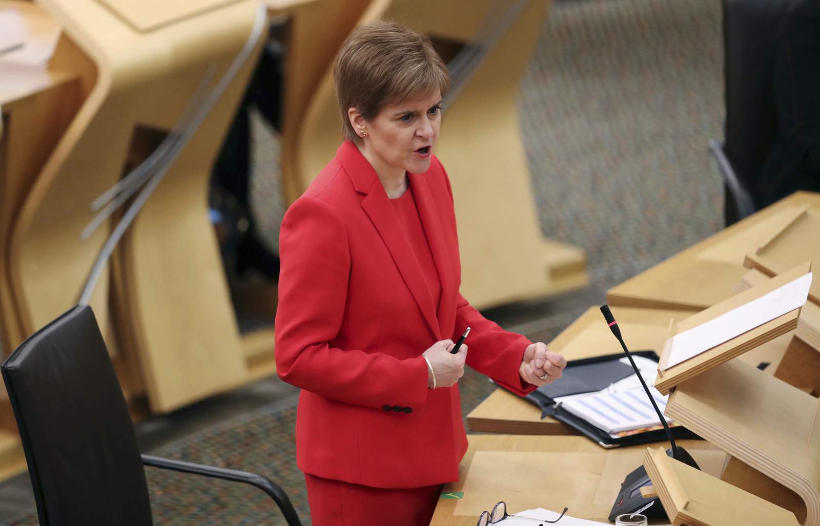 Scottish leader Sturgeon sorry for breaking COVID-19 rules