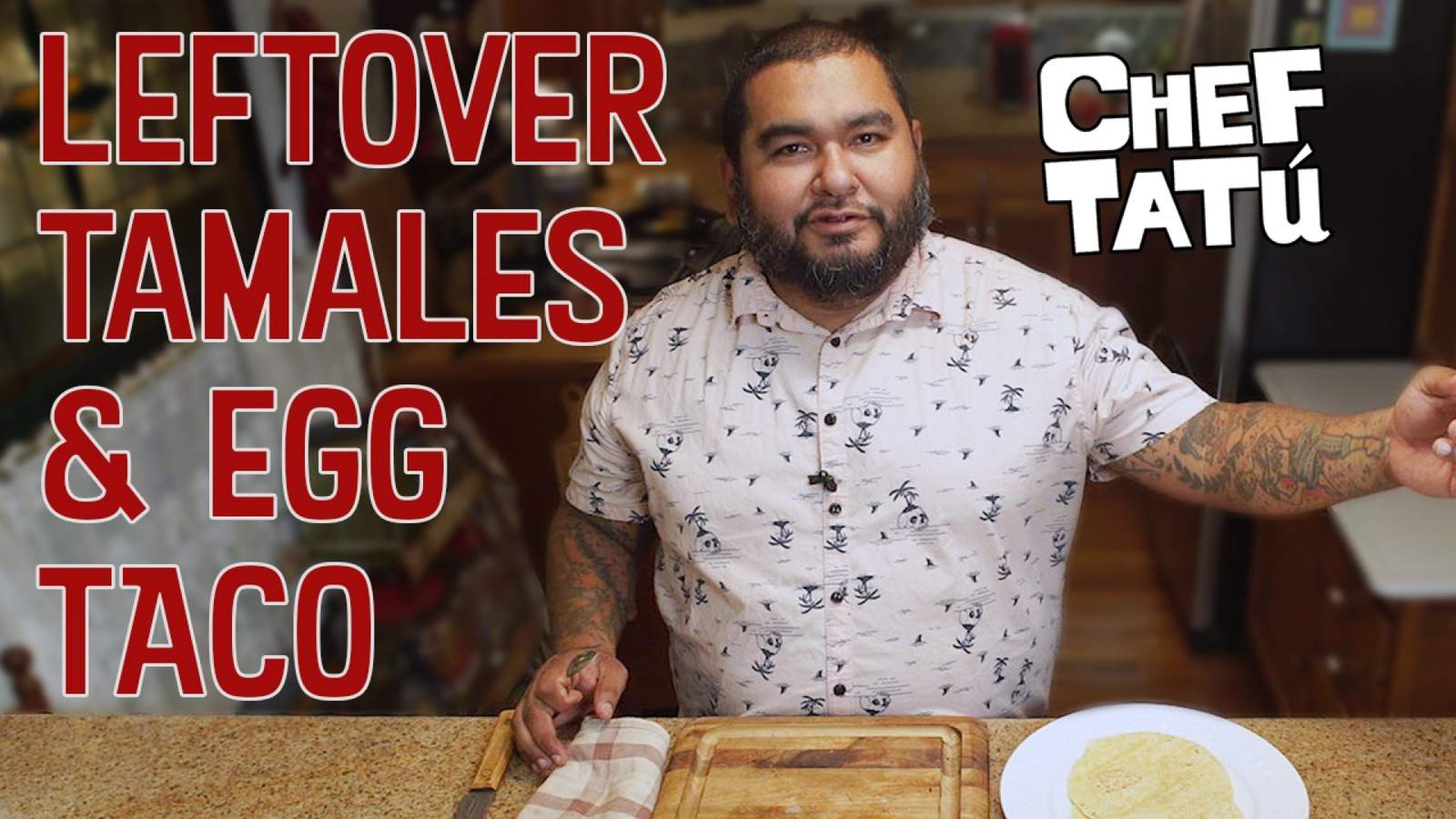 Tamales & Egg Taco