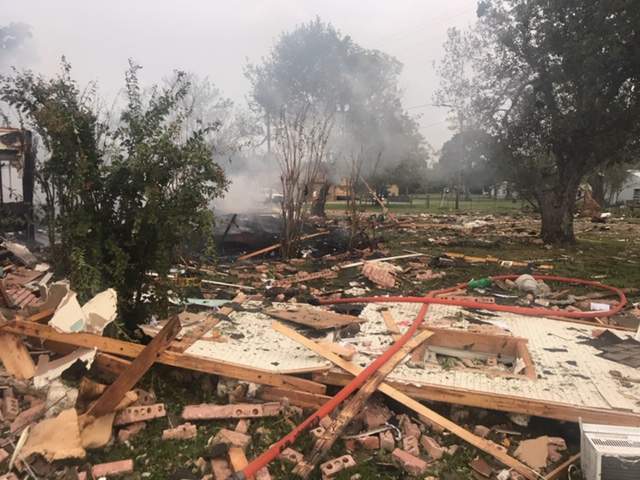 Explosion levels home in Fayette County; 2 severely injured