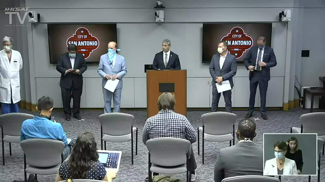 WATCH: San Antonio city, county and local hospital officials provide COVID-19 update - clipped version