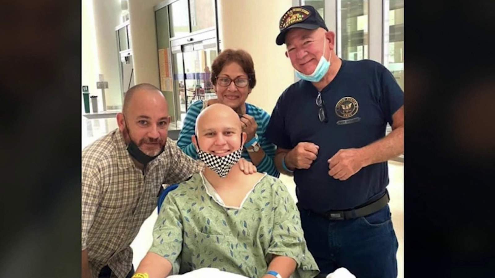 Central Catholic High student with rare bone cancer back home after undergoing surgery, re-learning how to walk