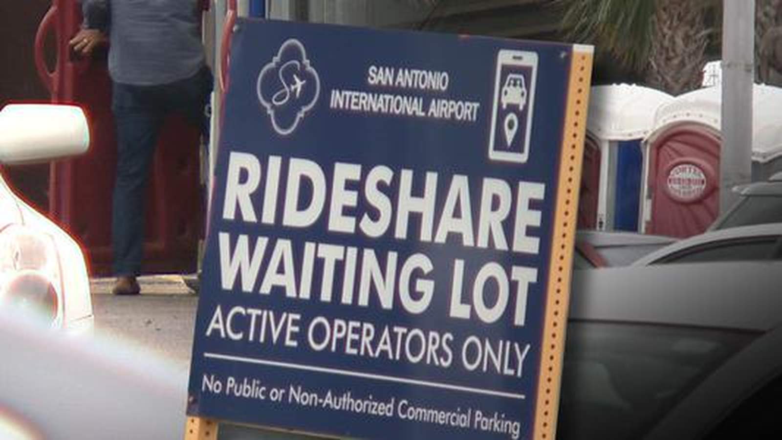 Rideshare drivers expose deplorable condition of portable toilets at San Antonio International Airport
