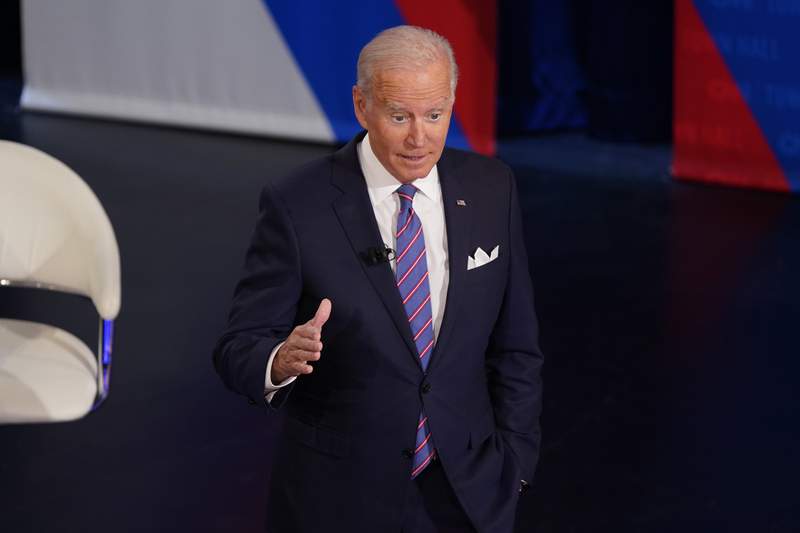 Deal on Biden's $2T plan edges closer; Harris is 'confident'