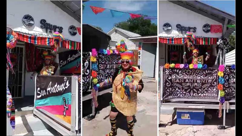 Spurs superfan shows off decorated home for Fiesta Porch Parade; contest open through May 24