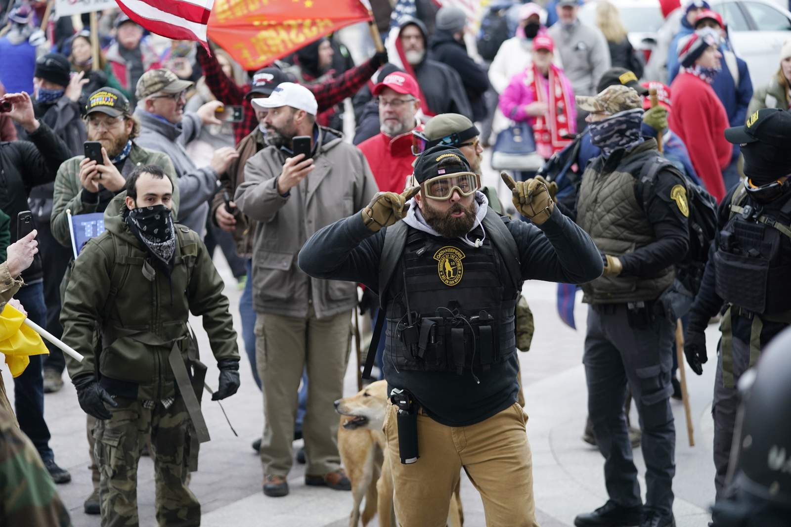 Mix of extremists who stormed Capitol isn't retreating
