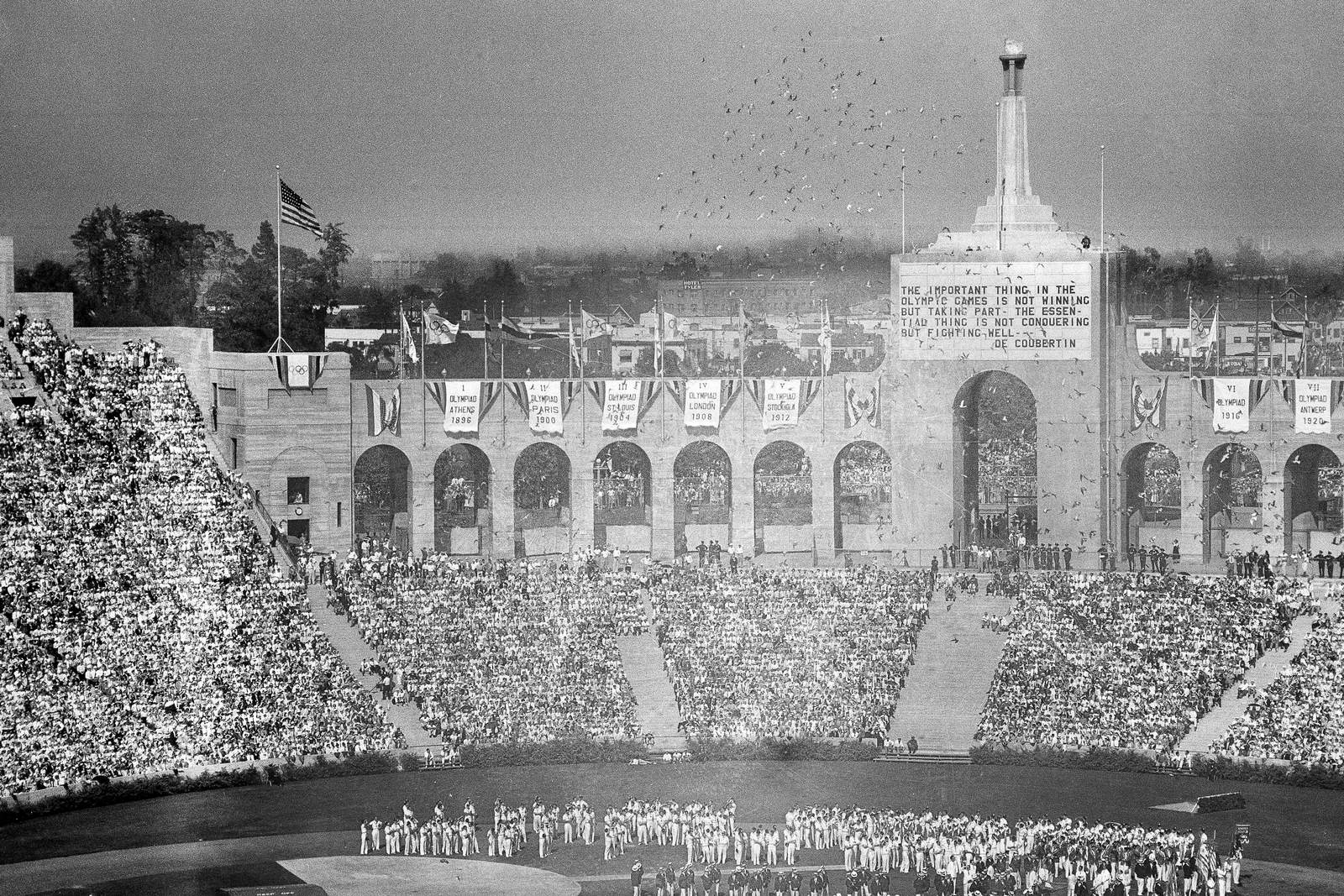 Los Angeles' first Olympics set template for future Games