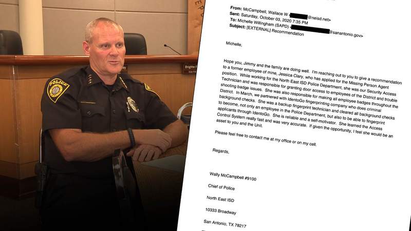 NEISD police chief admonished after job recommendation for staffer who resigned amid scandal