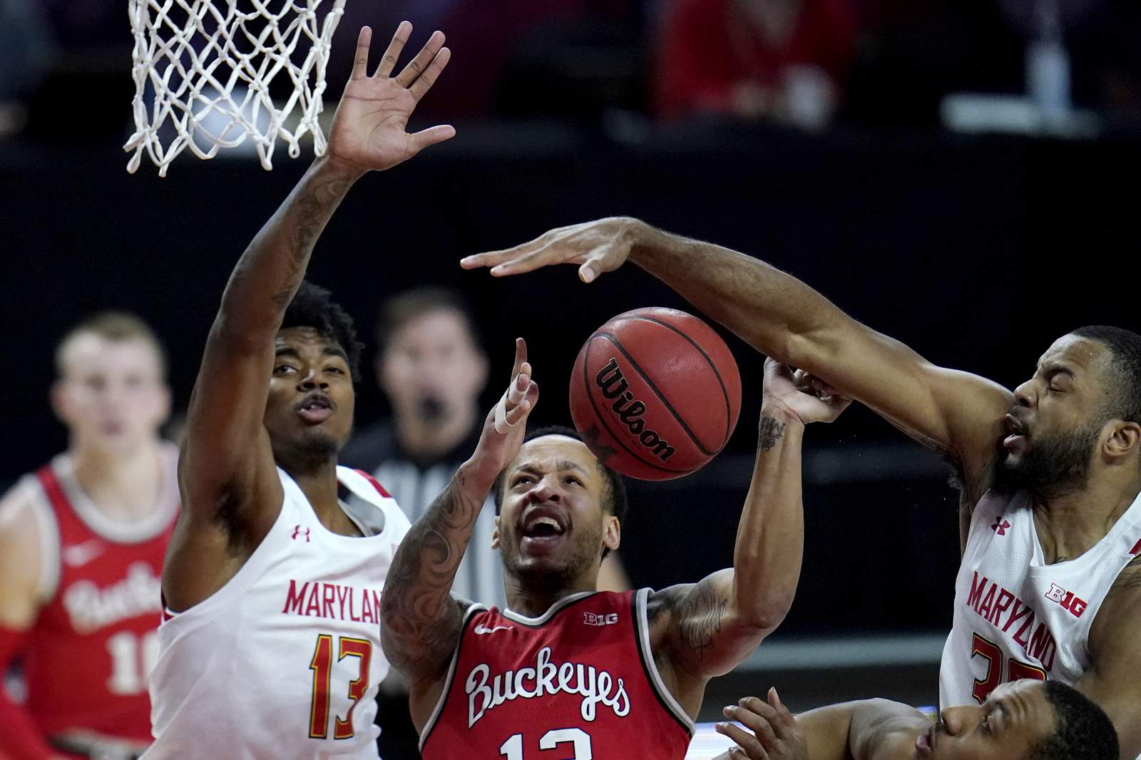 Young's 18 points help No. 4 Ohio State top Maryland 73-65