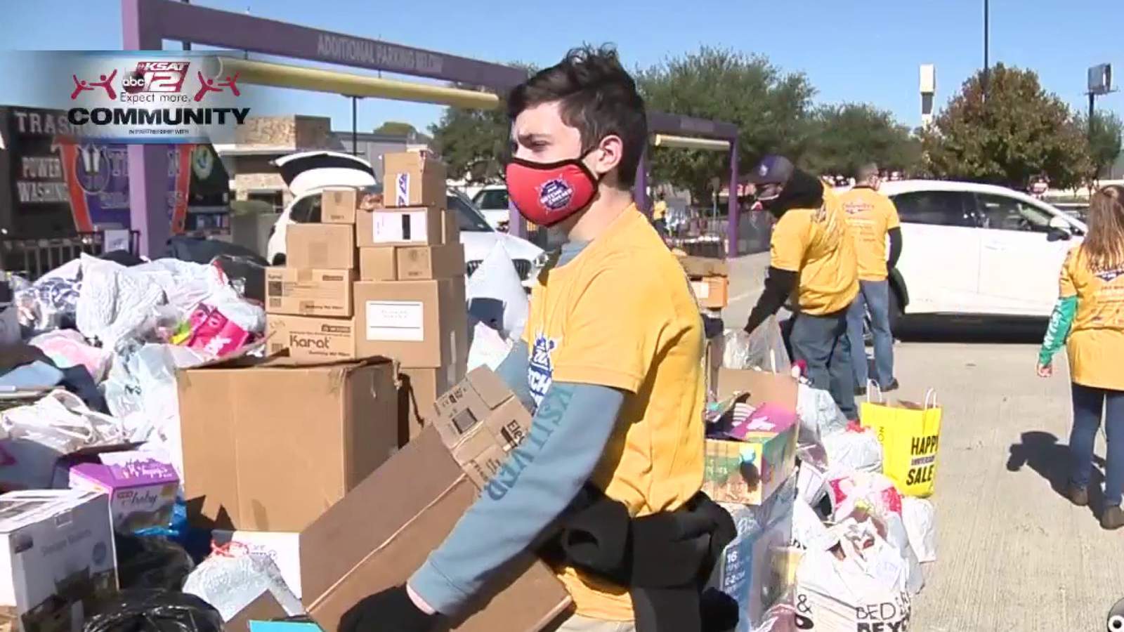 Gotcha Covered Collection Drive receives over 1,000 pounds of donations
